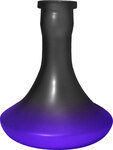 Колба КРАФТ со швом (Фиолетово-черный матовый)