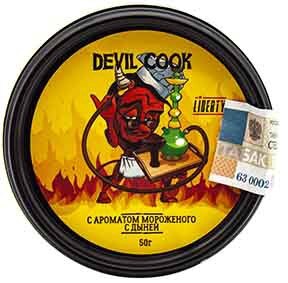 Табак кальянный DEVIL COOK с ароматом Мороженого с Дыней 50гр