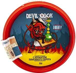 Табак кальянный DEVIL COOK с ароматом Лимонного Пирога Hard 50гр