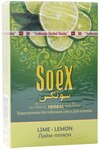 Кальянная смесь Soex без табака Лайм Лимон 50 гр