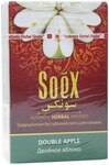 Кальянная смесь Soex без табака Двойное Яблоко 50 гр