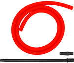 Шланг силикон WQ-141 HOOKANSMOKE(Soft-touch)мундш металл RED