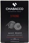 Кальянная смесь CHABACCO Juice Peach (Сочный персик) Strong 50гр