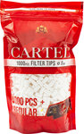 Фильтры для самокруток CARTEL Tips Regular 1000 8мм/бумага Red