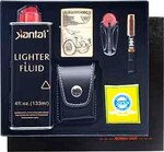Набор JIANTAI 4659 зажигалка/бензин/кремний/фитиль/мундштук/чехол в коробке