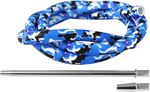 Шланг силикон UNO MILITARY BLUE Soft-touch мундштук алюминий SHU18/3