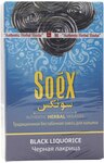 Кальянная смесь Soex без табака Чёрная Лакрица 50 гр