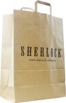Пакет-крафт Sherlock большой (бумажный)