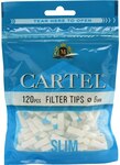 Фильтры для самокруток CARTEL Tips Slim 6/15мм (120)