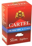 Фильтры для самокруток CARTEL Tips Slim 6/15мм (240)