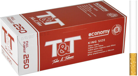 Гильзы с фильтром T&T Economy Full Flavour Regular filter 84/15/8,1 (250)