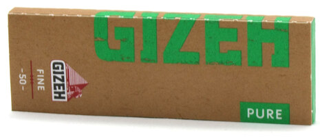 Бумага сигаретная GIZEH Pure Fine 18,5гр/м2 68мм (50)
