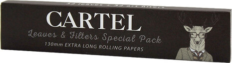 Бумага сигаретная CARTEL Extra Long / Tips 14гр/м2 130мм (32/32)