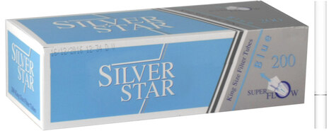 Гильзы с фильтром SILVER STAR Blue Super flow filter 84/15/8,1 (200)