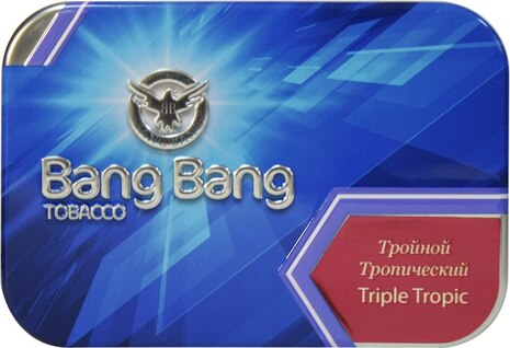Табак кальянный BANG BANG TOBACCO Тройной тропический ж/б 100гр