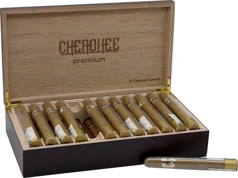 Сигары CHEROKEE Premium Corona Especial Хьюмидор (24) Tubos