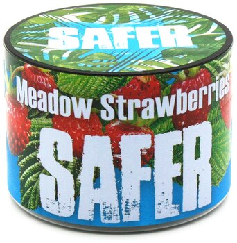 Кальянная смесь SAFER без табака б/н Meadow Strawberries 50 гр