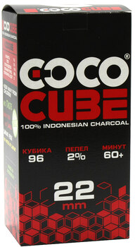 Уголь для кальяна COCOCUBE 96 куб 22 мм
