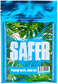 Кальянная смесь SAFER без табака б/н Pomegranate Juice Ice 50гр пакет