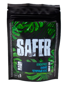 Кальянная смесь SAFER HARD Mr Le Grass/Pineapple Kew/Blueberry Treat /3*25гр пакет